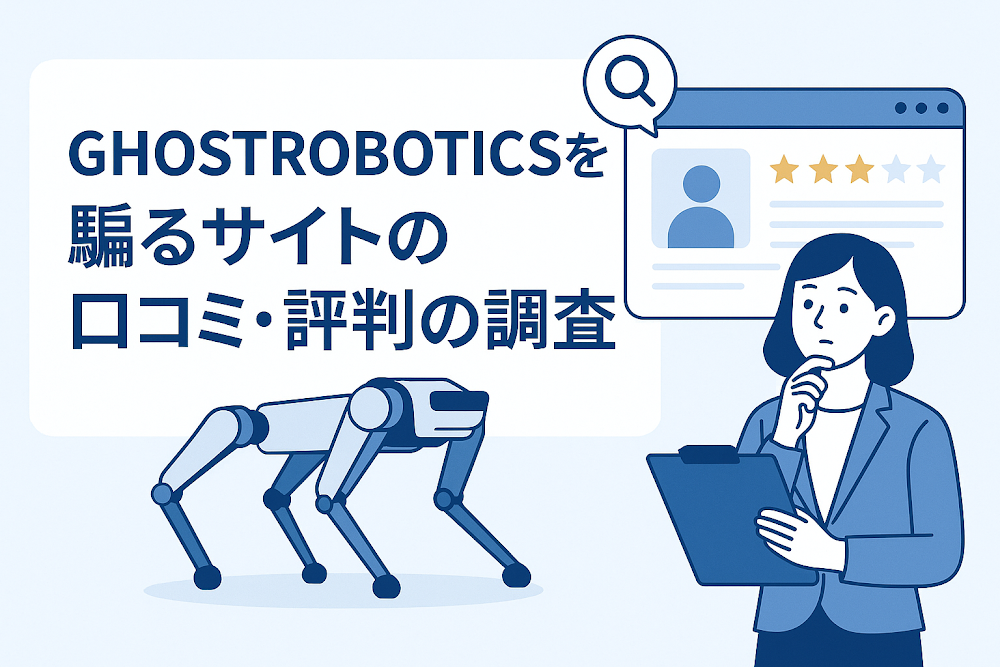 GHOSTROBOTICSを騙るサイトの口コミ・評判の調査