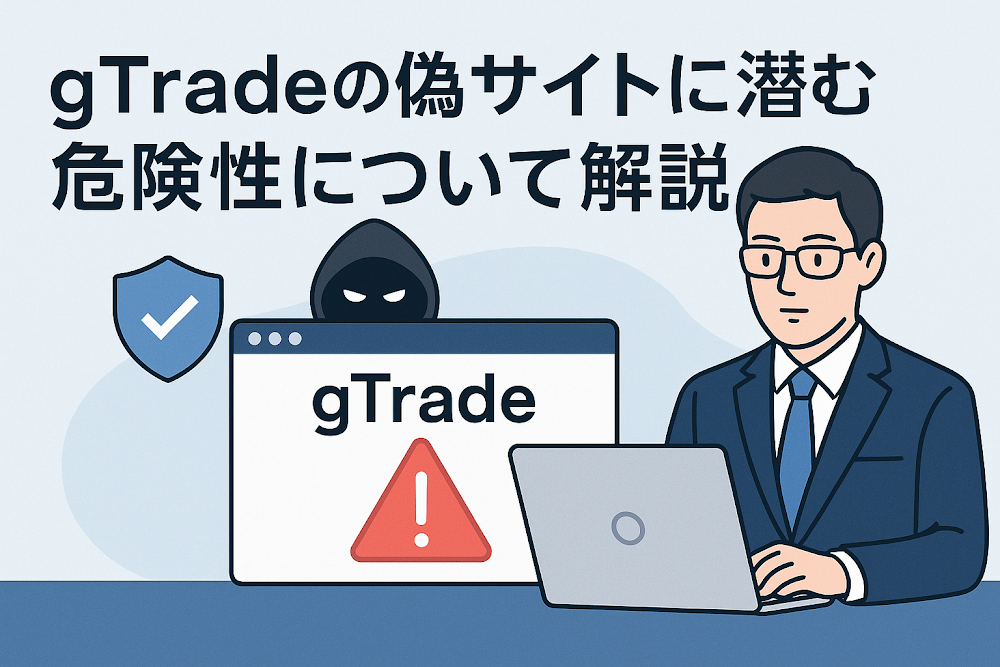 gTradeの偽サイトに潜む危険性について解説