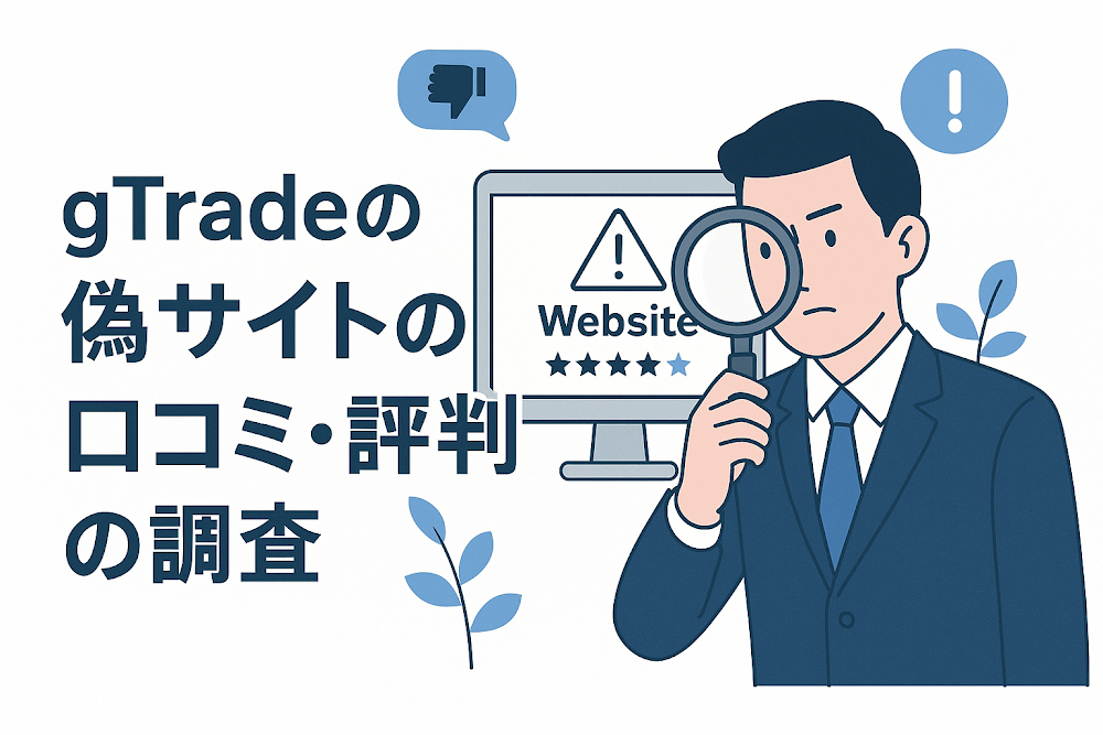 gTradeの偽サイトの口コミ・評判の調査