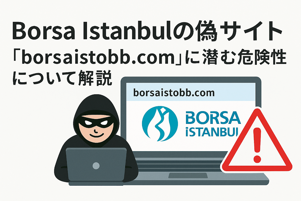 Borsa Istanbulの偽サイト「borsaistobb.com」に潜む危険性について解説