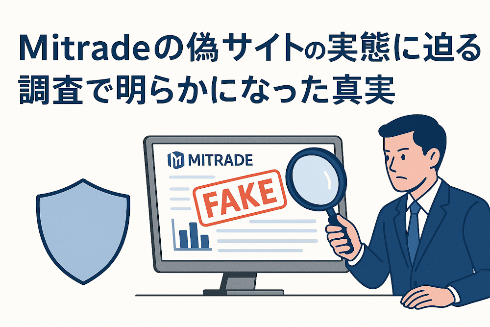 Mitrade(ミトレード)の偽サイトの実態に迫る!調査で明らかになった真実
