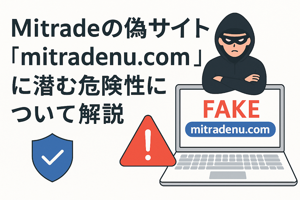 Mitrade(ミトレード)の偽サイト「mitradenu.com」に潜む危険性について解説