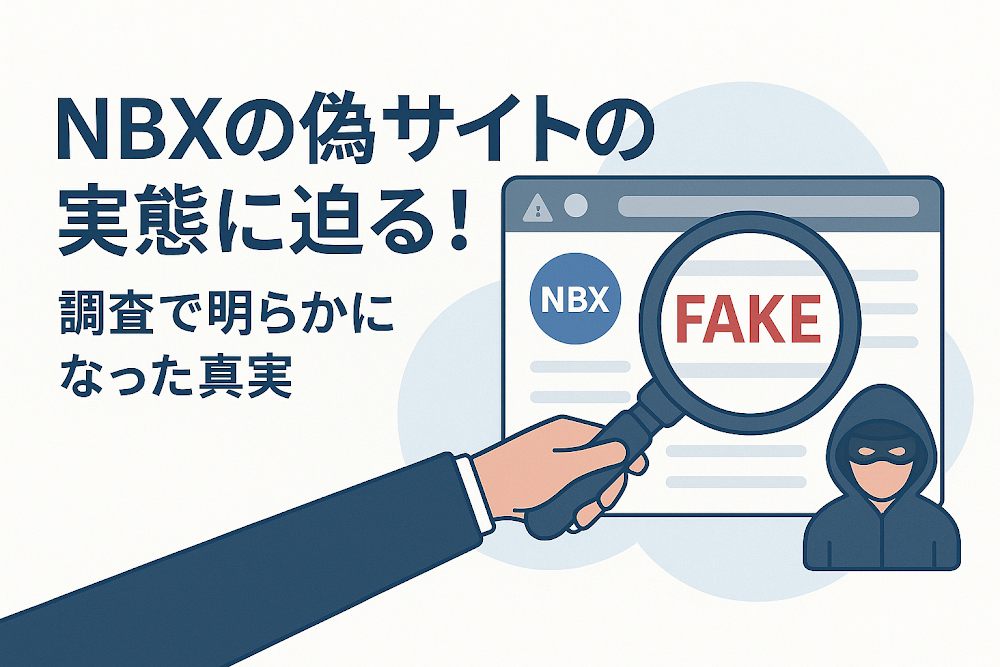 NBXの偽サイトの実態に迫る!調査で明らかになった真実