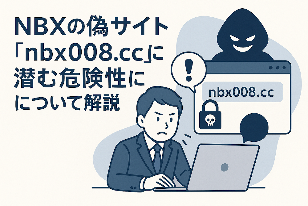 NBXの偽サイト「nbx008.cc」に潜む危険性について解説